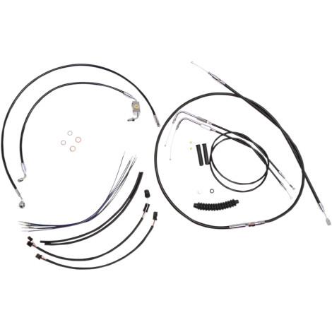 Black Vinyl XR Handlebar Installation Kit for 15-17in. Ape