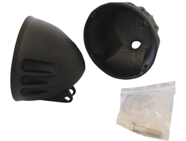 5-3/4in. Vitamin A Headlight Bucket - Black