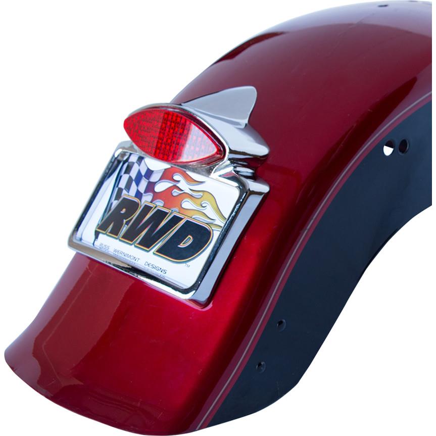LED Run/Turn/Brake Taillight with License Plate Frame