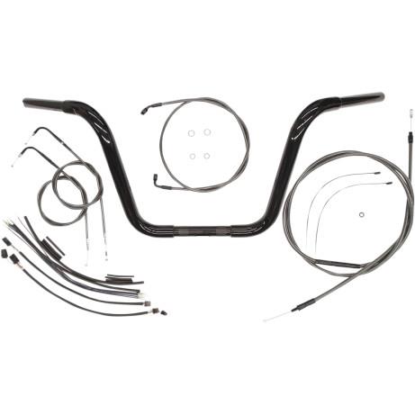 16in. Bagger Bar Kit for 1 1/4in. Caliber Handlebar Installation Kit