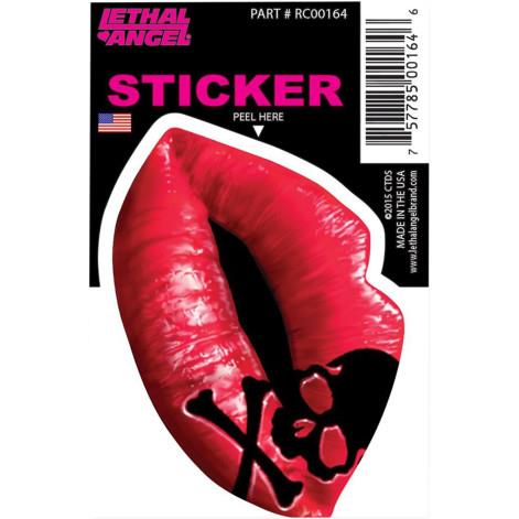 Lip Skull Decal