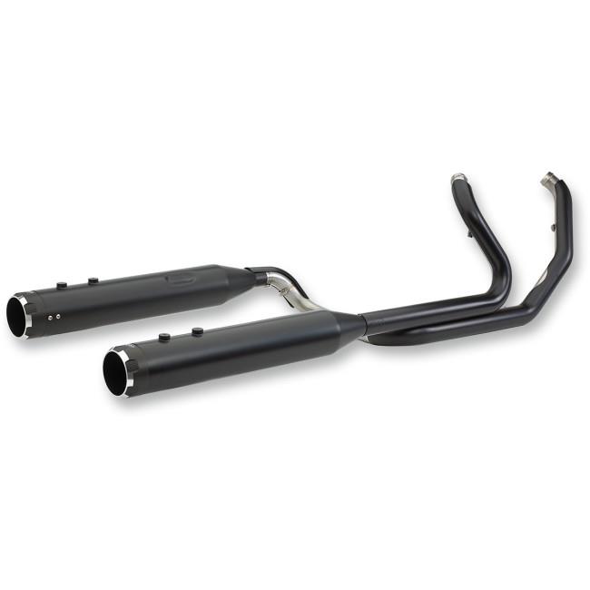 El Dorado True Dual Exhaust System - Black with Thruster End Caps