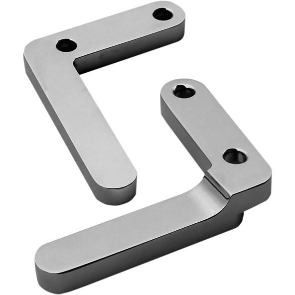 Front Fender Mounting Blocks - Chrome