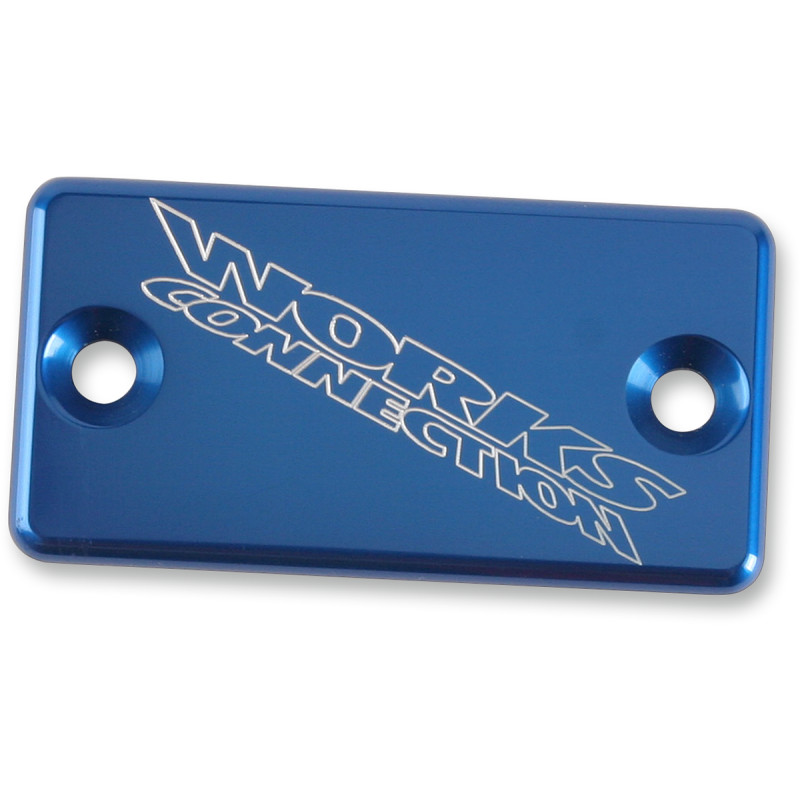 Anodized Billet Aluminum Front Brake Reservoir Cover - Blue