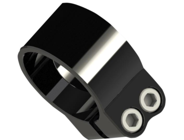 Super Clamp for Slip-On Muffler - 1.75in. - Black