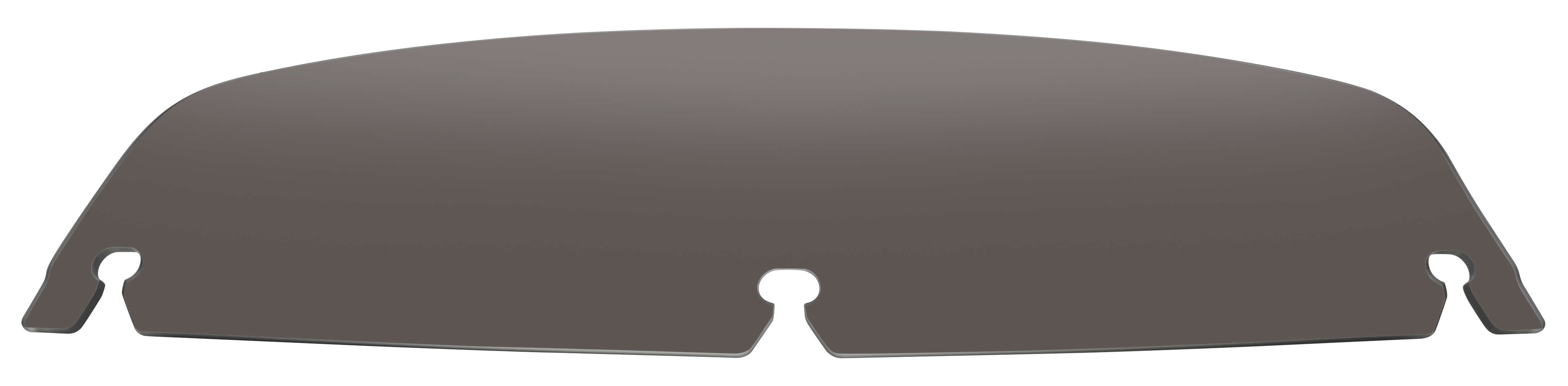 Spoiler Windshield - 3in. - Smoke