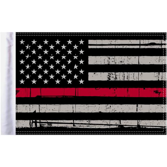 10in. x 15in. Flag - Firefighter Thin Red Line