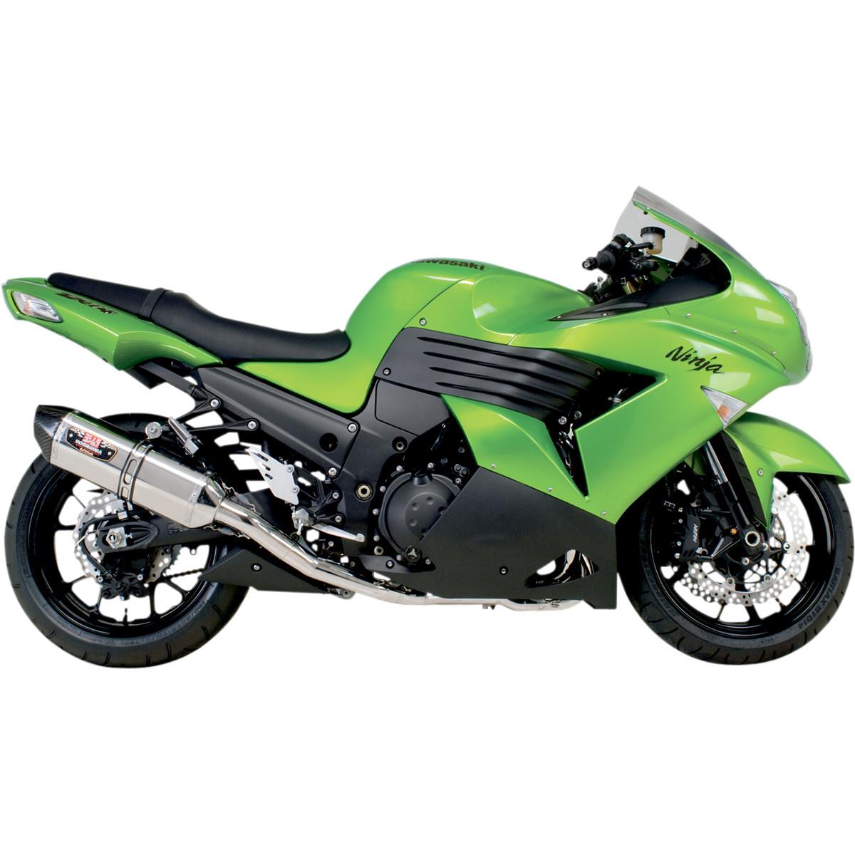 R-77 Race Series Full System (4:2:1) - Stainless Steel Muffler - Carbon Fiber End Cap