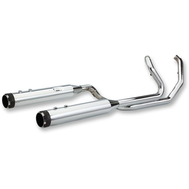 El Dorado True Dual Exhaust System - Chrome with Thruster End Caps