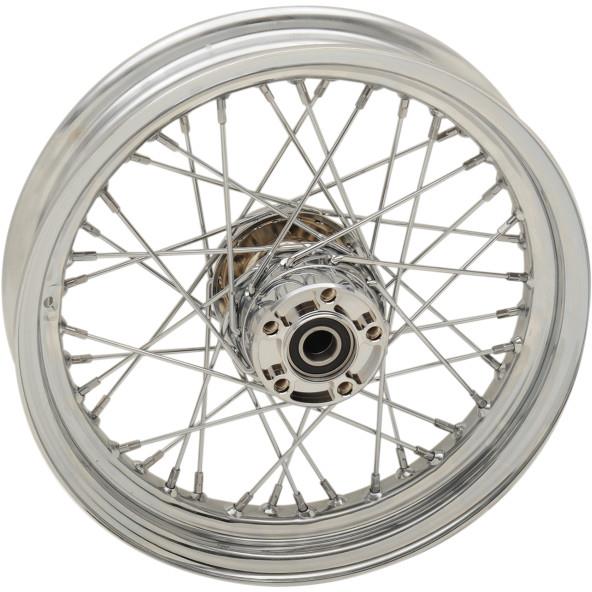 Laced 40 Spoke Rear Wheel - 16x3 - Chrome