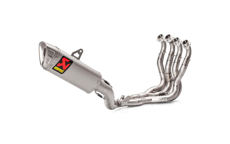 Racing Line Full System Exhaust - Titanium Muffler