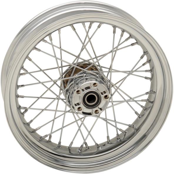 Laced 40 Spoke Rear Wheel - 17x4.5 - Chrome