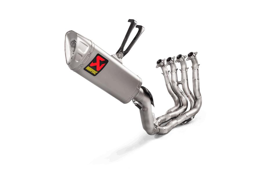 Racing Line Full System Exhaust - Titanium Muffler
