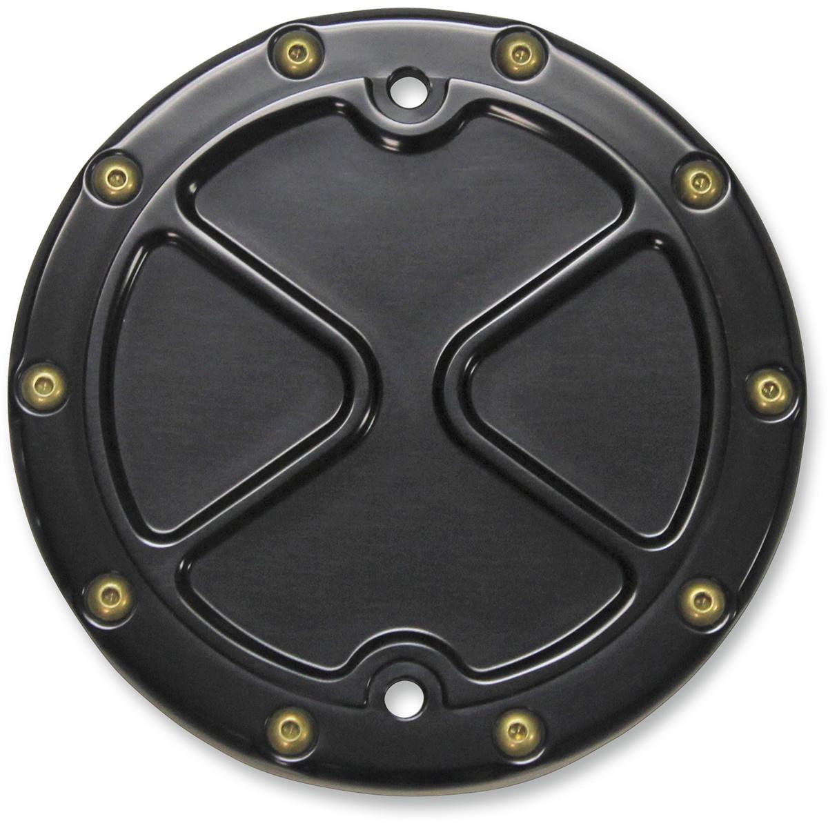 Bomber Series Derby Cover - Black Anodized