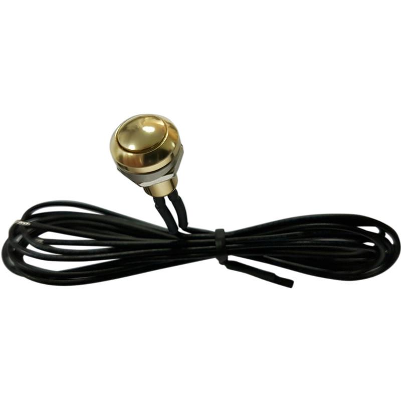 Mini Push-Button Switch - Gold