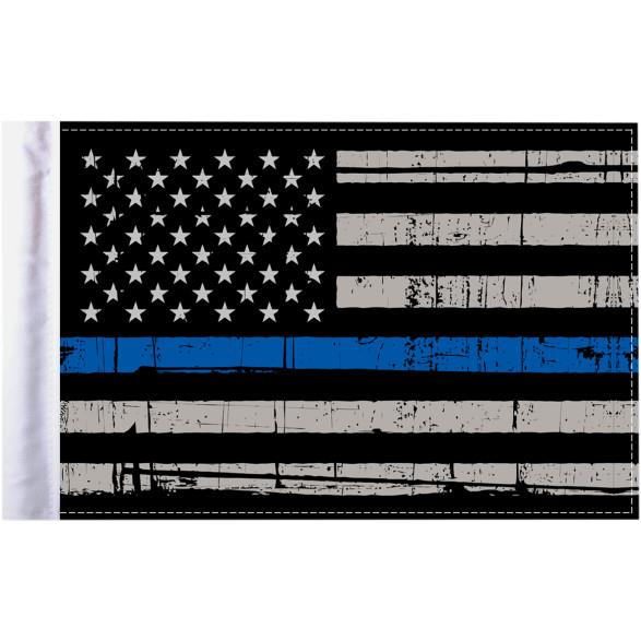 6in. x 9in. Flag - Police Thin Blue Line
