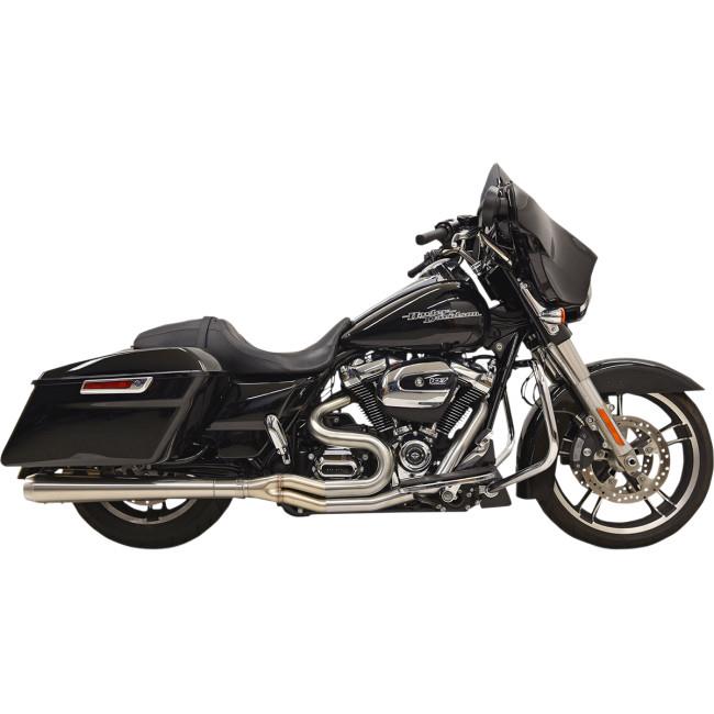 Long Road Rage III Stainless 2-Into-1 Exhaust System - 4in. Megaphone