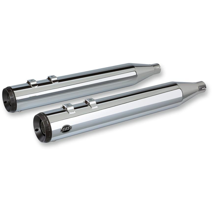 Grand National Slip-On Muffler - 4in - Chrome