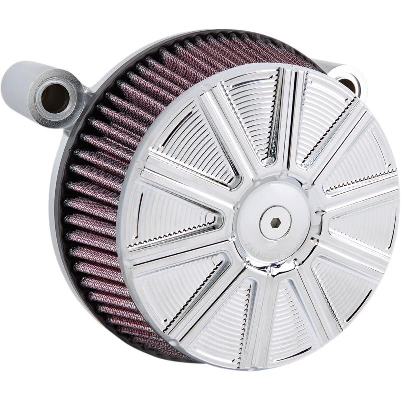 Big Sucker Stage I Air Filter Kit - 10-Gauge - Chrome