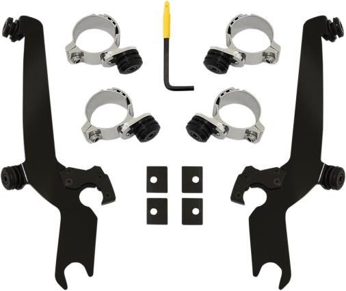 Trigger-Lock Mount Kit for Sportshield Windshields - Black