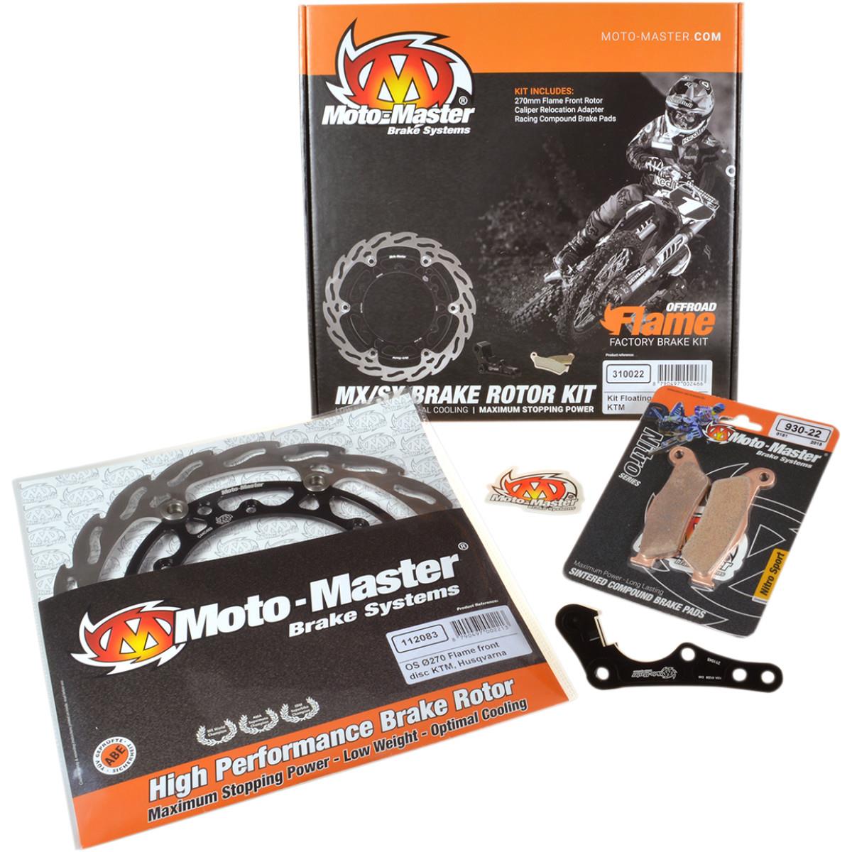 270MM Flame Rotor/Brake Pad Kit