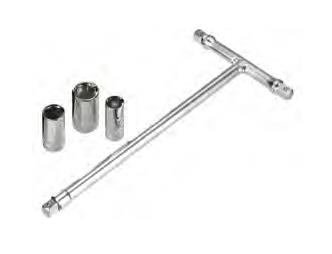 T-Handle Driver Socket Set - 7in.