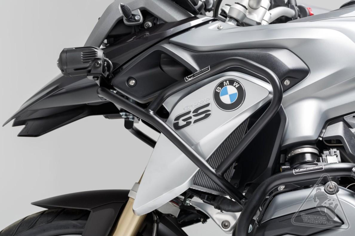 Upper Crash Bars Engine Guards for BMW R1200GS LC - Black