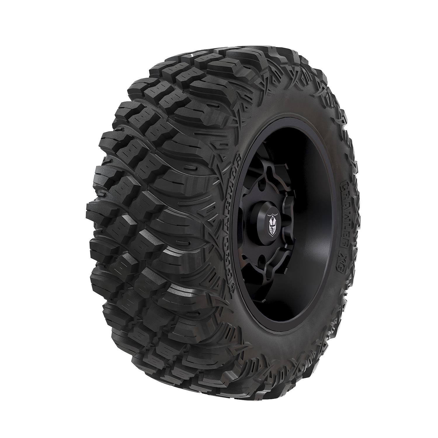 Pro Armor Cyclone, Crawler XG Wheel and Tire Set - 28x15 - Matte Black