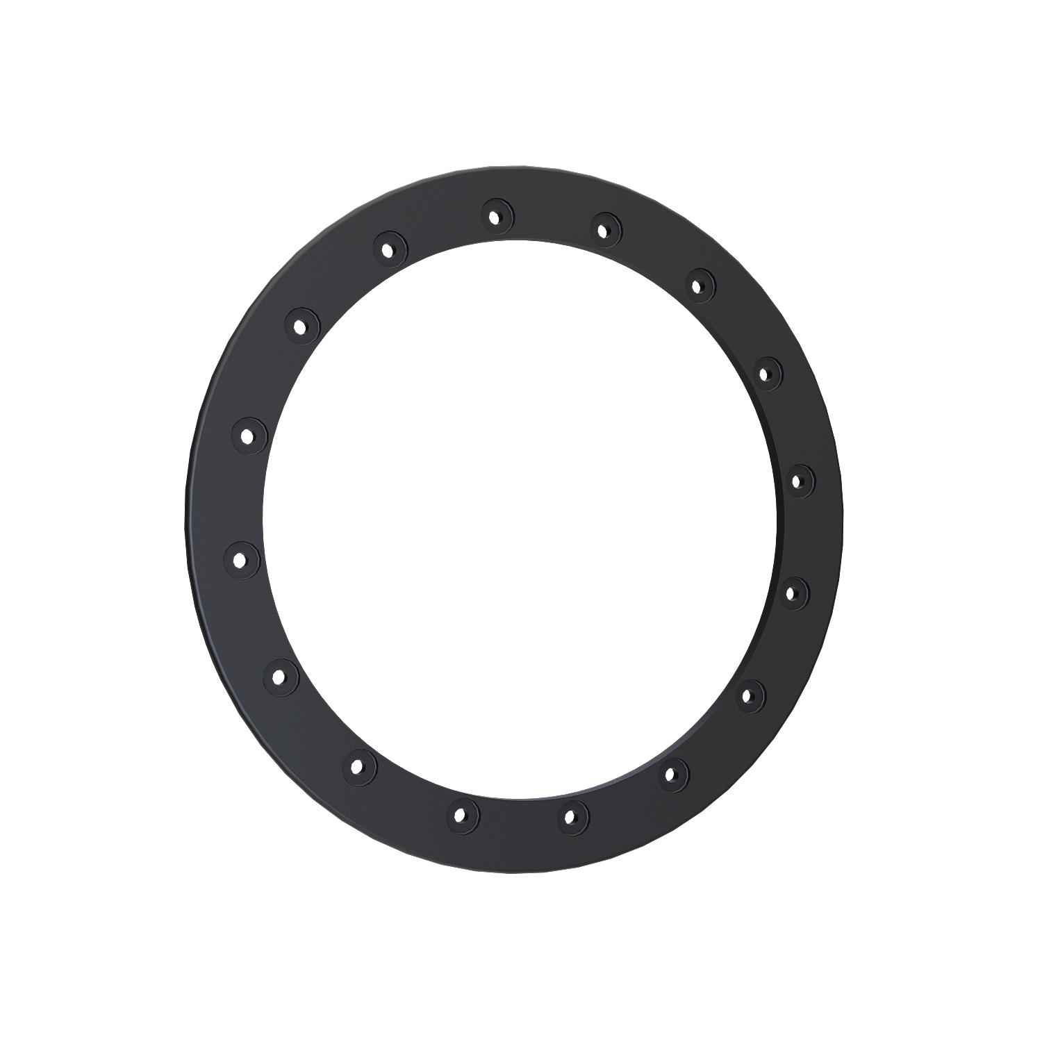 Pro Armor Forged Beadlock Ring - 15in - Matte Black