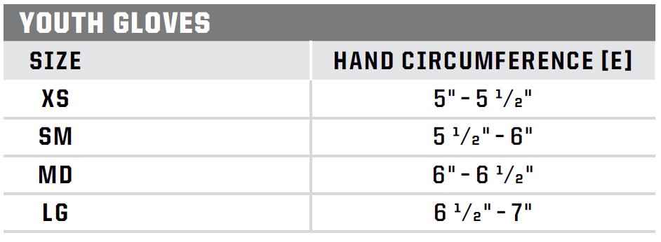 SX1 Youth Gloves (2018)