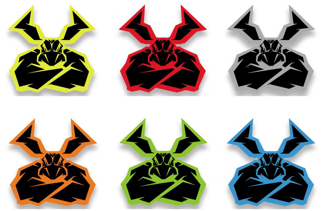 Agroid Color Decals - 3.48in. H x 3.5in. L