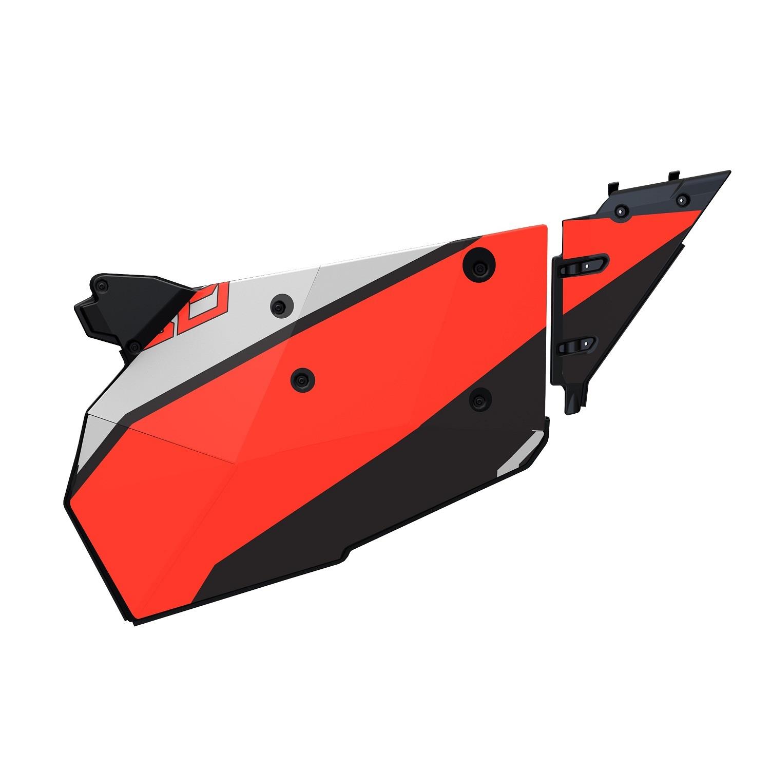 Aluminum Door Graphics - Turbo Black Pearl