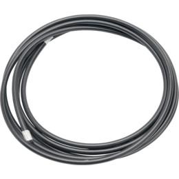 3 Clear-Coated Stainless Steel Braided Hose - 30ft.