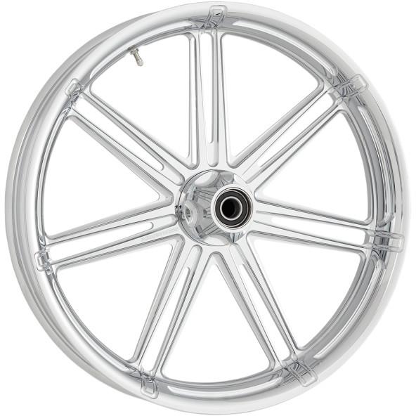 7 Valve Forged Aluminum Front Wheel - 21x3.5 - Chrome