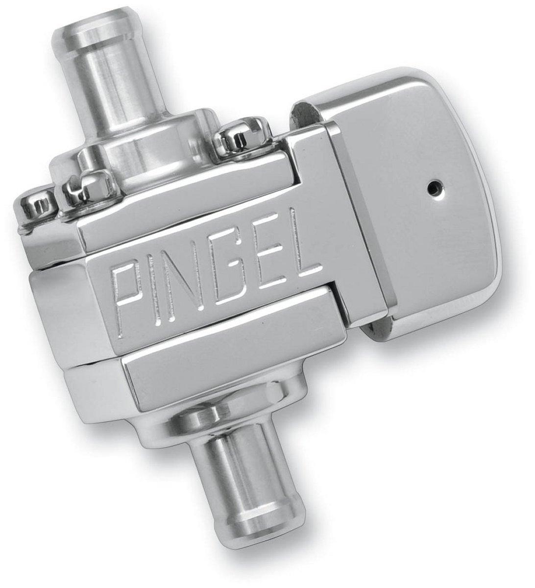 Guzzler Fuel Valve - 3/8in. NPT -  Single 5/16in. Outlet - Polished