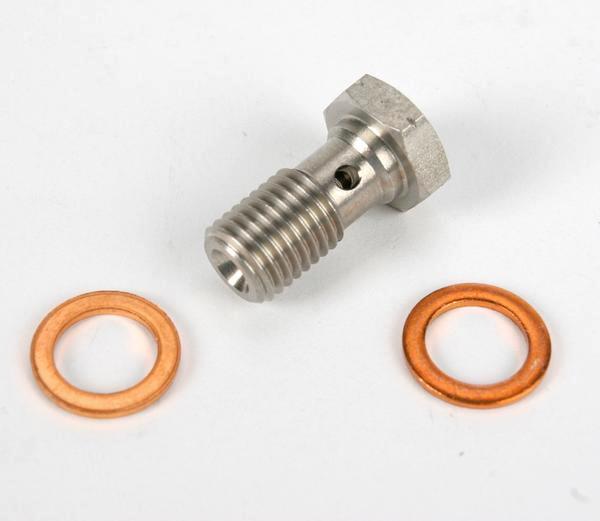 Stainless Steel Banjo Bolt for Honda, Kawasaki, Yamaha - 10mm x 1.25in.
