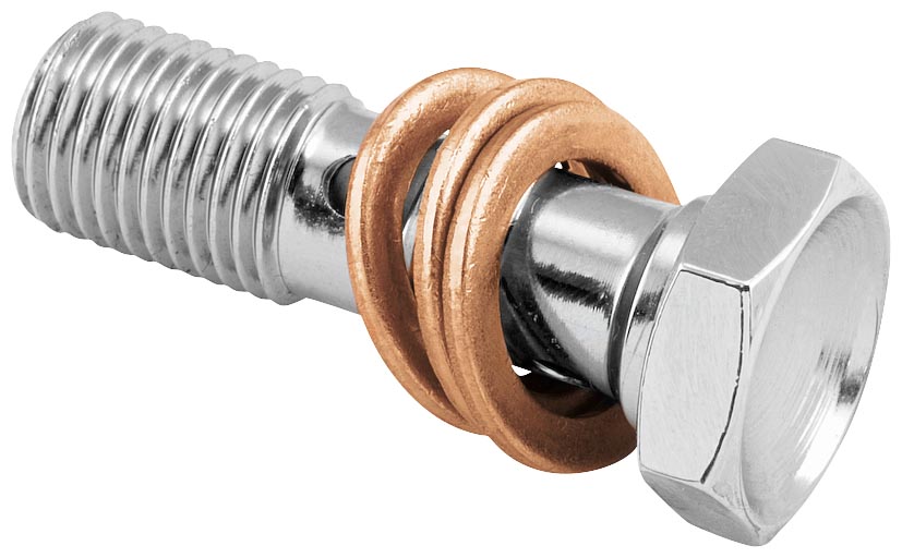 Double Bolt for Honda, Kawasaki, Suzuki, Yamaha - 10mm x 1.25in.