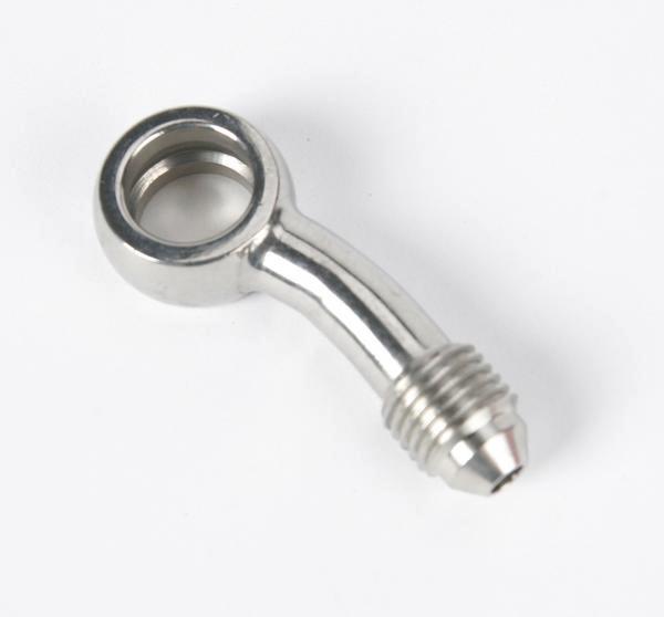 Stainless Steel 20deg. Side Bend Banjo Fitting - 3/8in./10mm