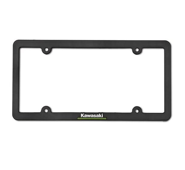3 Green Lines License Plate Frame