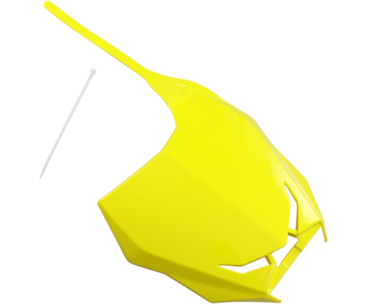 Front Number Plate - Yellow