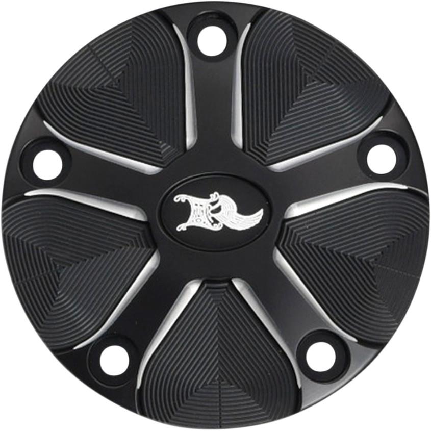 Five-Spoke Points Cover - Black