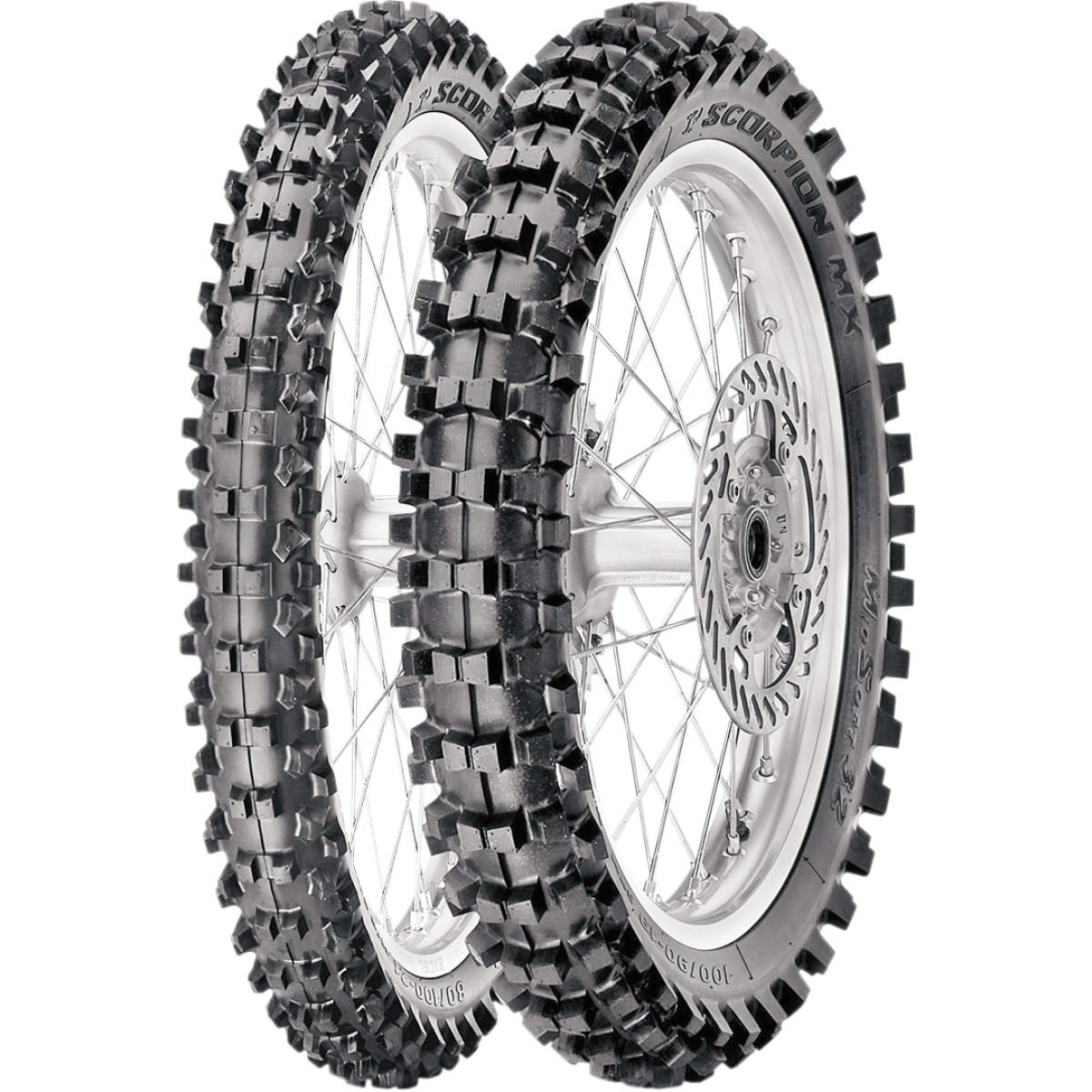 Scorpion MX32 Mid-Soft Rear Tire - 100/90-19