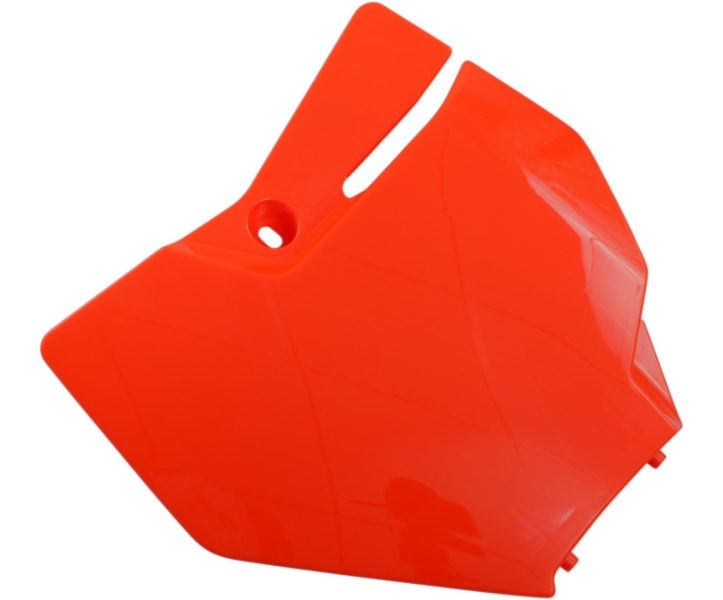 Front Number Plate - Neon Orange