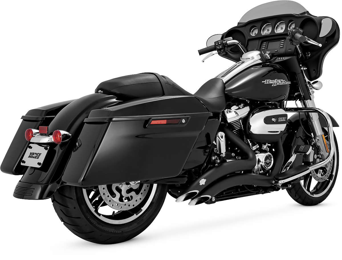 Big Radius 2-Into-2 Exhaust System - Black