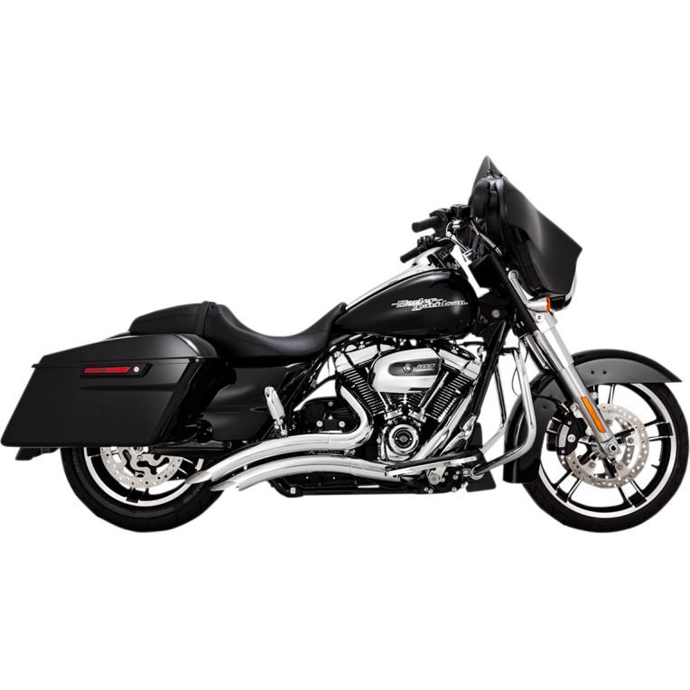 Big Radius 2-Into-2 Exhaust System - Chrome
