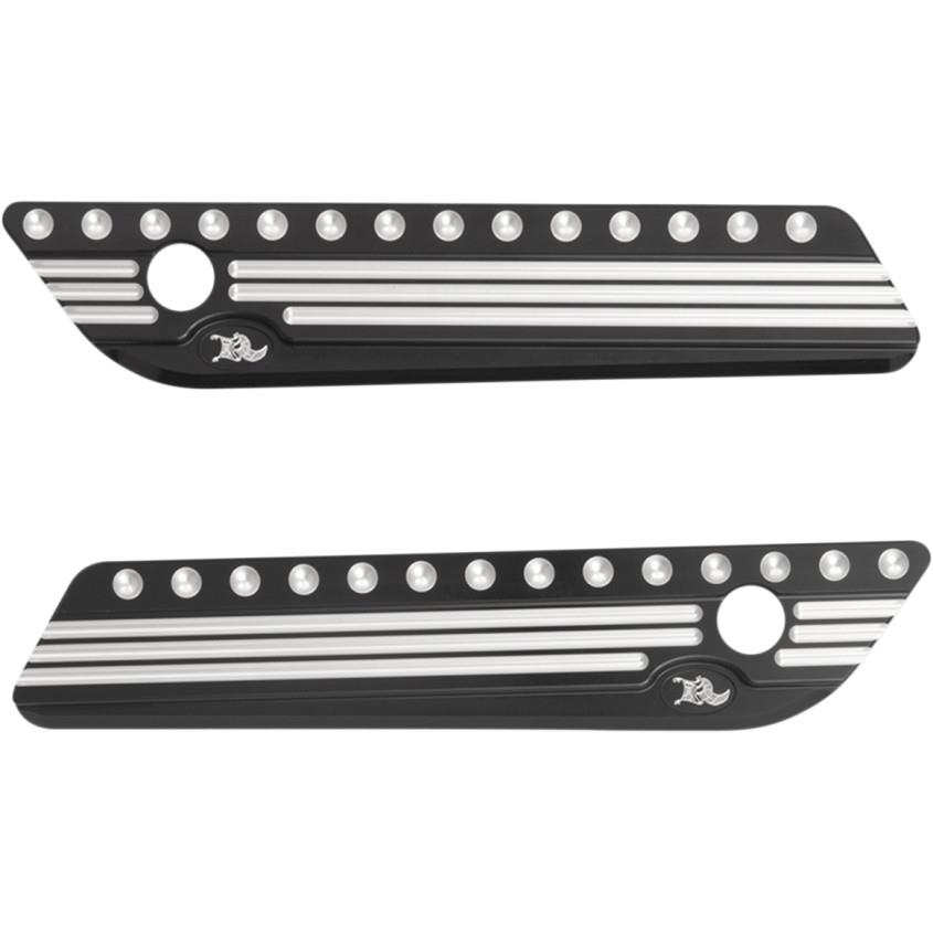 Saddlebag Hinge Cover - Black Machine