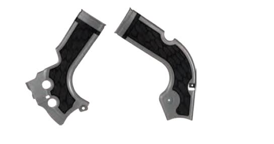 X-Grip Frame Guards - Silver/Black
