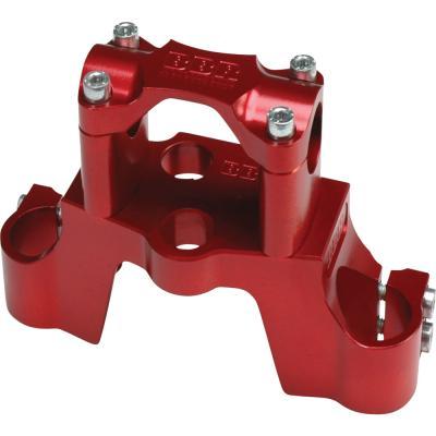 Billet Triple Clamp - Red (Standard 7/8in.)