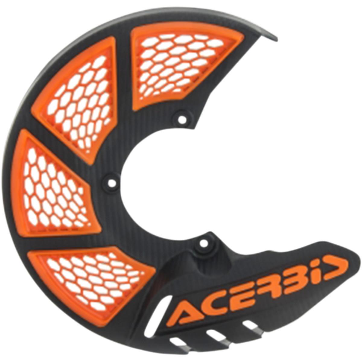 X-Brake 2.0 Vented Front Disc Cover - Black/Orange