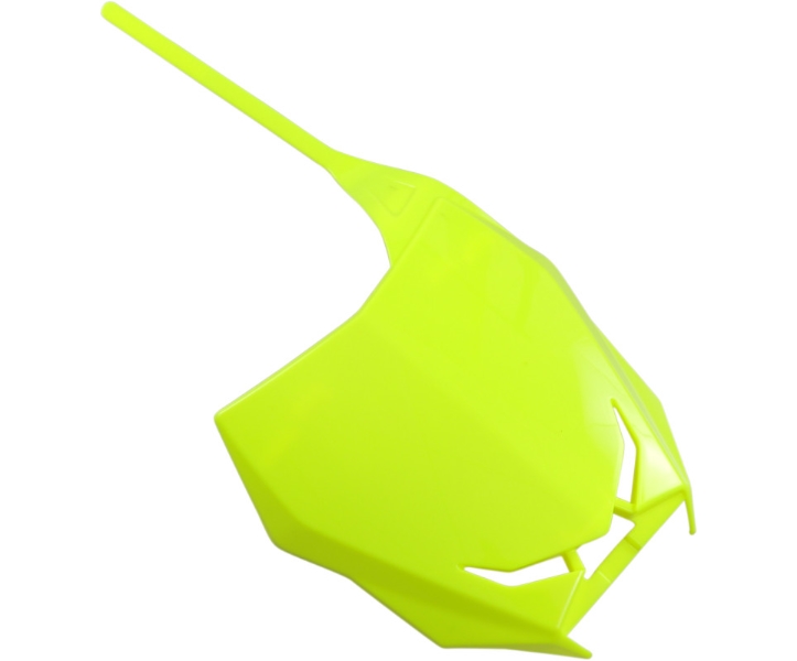 Front Number Plate - Neon Yellow